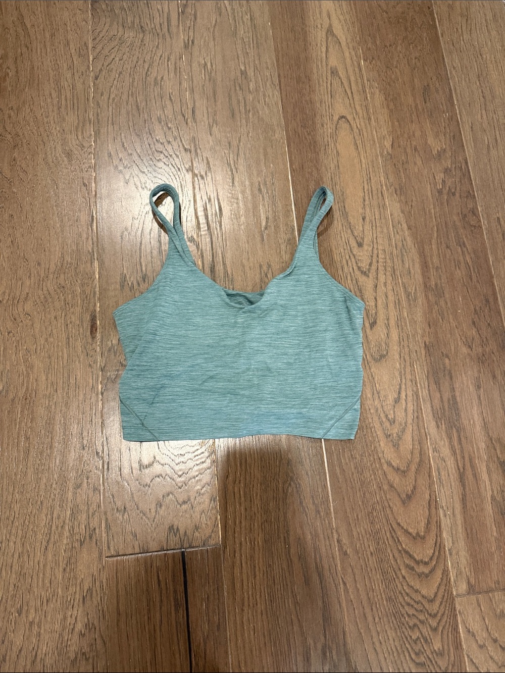 lululemon athletica heathered teal align tank